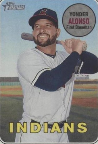 2018 Topps Heritage High Number - Yonder Alonso #704