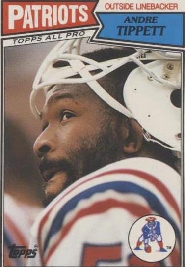 1987 Topps United Kingdom American Football Andre Tippett #28