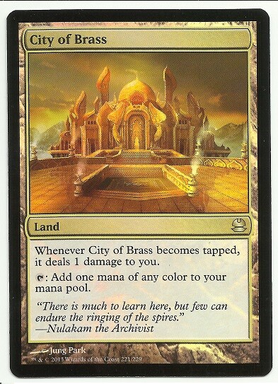 City of Brass - Foil | Modern Masters | MTG Magic the Gathering | eBay