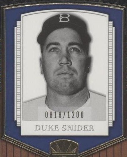 UPPERDECK クラシックポートレート2003 デューク・スナイダー選手胸像 DUKE SNIDER 2003 MLB UPPER DECK 8.25
