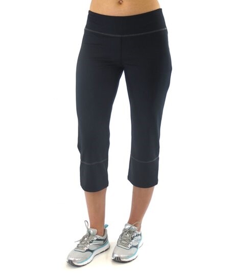 Ryka 161012 Women's Endurance Regular Fit Crop Pants Black Sz. Small