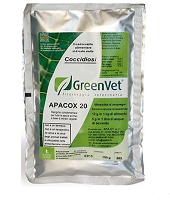 GREENVET UCCELLI E AVICOLI APACOX 20 - gr. 100