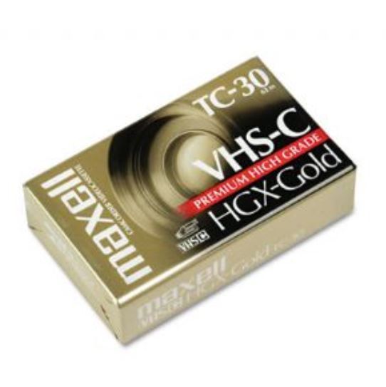 Lot Of 5 Maxell TC-30 VHS-C HGX-Gold Premium High Grade 62M