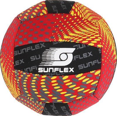 Sunflex Neopren Beach und Funball Größe 3 rot | Beachball Wasserball Strandball
