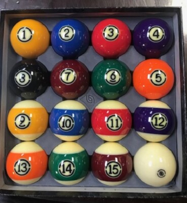 Aramith Tournament Billiard Pool Ball set 2 1/4''