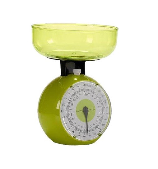 Bilancia Da Cucina Con Vaschetta Colorata Meccanica fino a 5KG Frutta Cibo idea