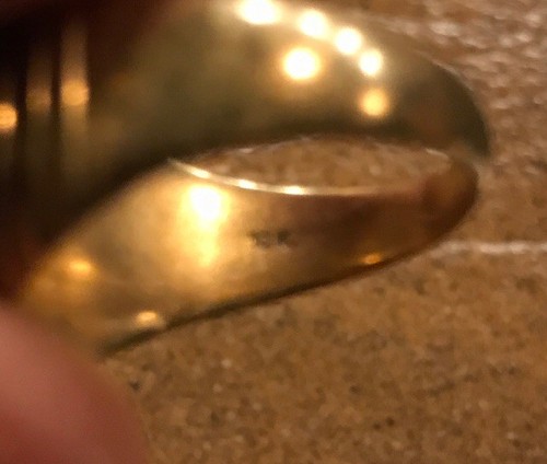 DR. PEPPER ACCREDITED ROUTE SALESMAN 10K gold ring Rare Vintage 11.4 Grams