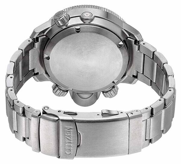 Pre-owned Citizen Promaster Bn2038-01l Aqualand 45mm Blue Dial 200m Diver's Watch -