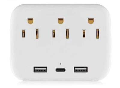 Wall Adapter multi plugs built-in All-in-one Travel Hub AC Power Supply US Plug