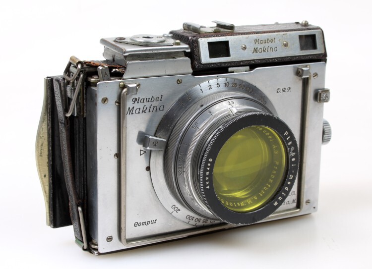 Plaubel Makina II S - Rare Vintage 6.5x9 Folding Camera w