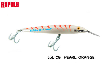RAPALA MAGNUM CD MAG 14 col.CG PEARL ORANGE  TRAINA TONNO - PESCE SPADA