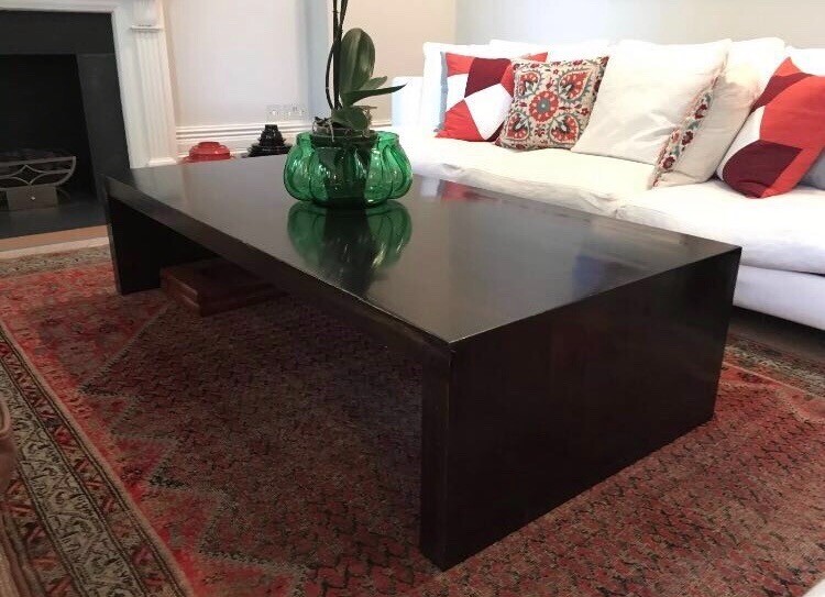 Solid dark wood coffee table | in Clapham, London | Gumtree
