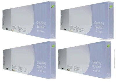 4 PREMIUM COMPATIBLE MIMAKI WATER BASED CLEANING CARTRIDGE 220ML DYE SUBLIMATION