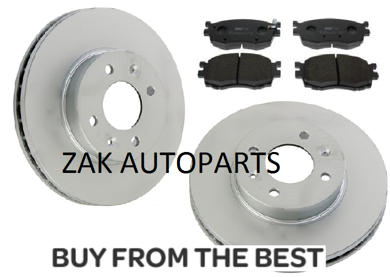 FOR KIA RIO 1.4 1.5 CRDi 1.6 SPORT (20052012) FRONT 2 BRAKE DISCS AND