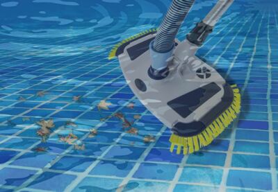 In-Ground & Above Ground Swimming Pool Weighted Vacuum Head w/ Side Brushes