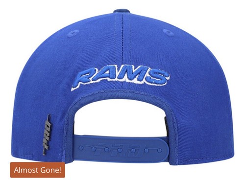Los Angeles Rams Pro Standard Logo Snapback Hat - Royal PRO STANDARD