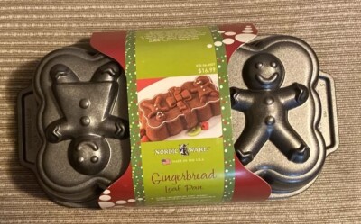 New Nordic Ware Gingerbread Loaf Pan 1 Pound Nonstick Cast Aluminum USA