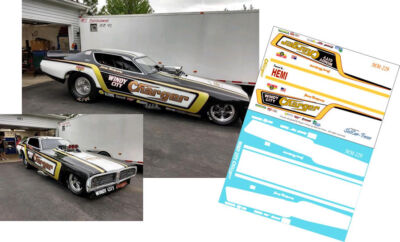 CD-MM-229-C Jimmy Montgomery Windy City Charger DECALS