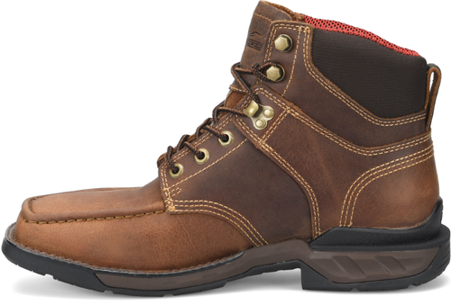 Pre-owned Double-h Boots Men's 6" Chet Composite Toe Work Boot Brown - Dh5371, Medium Bro
