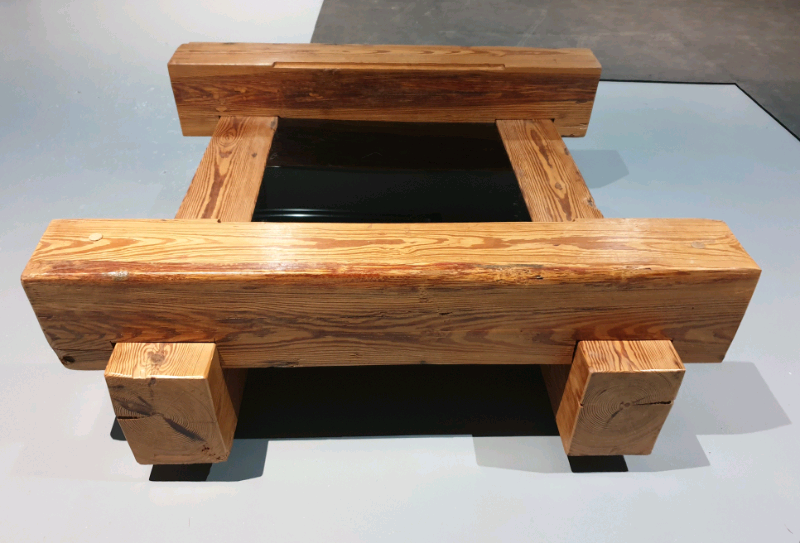 Bespoke railway sleeper handmade coffee table in Blairgowrie, Perth