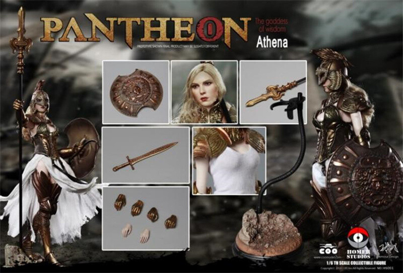 COOMODEL 1/6 パンテオン - アテナ / ゴッデス・オブ・ウィズダム COOMODEL PANTHEON ATHENA DIE-CAST ALLOY 1/6 Action Figure