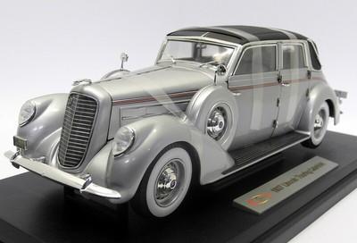 Signature 1/18 Scale 18127 1937 Lincoln Touring Cabriolet Silver