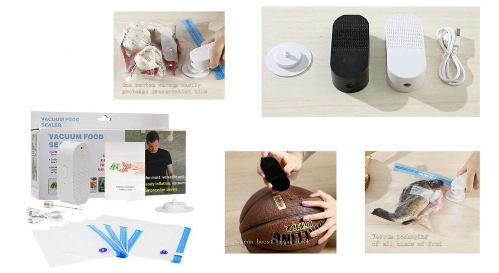 Macchina Sigillatrice Sottovuoto Con Buste Sigilla Sacchetti Aspiratore cir