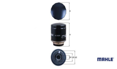 MAHLE OC 593/4 Ölfilter für AUDI A1 A3 SEAT Ibiza SKODA Octavia VW Polo Golf