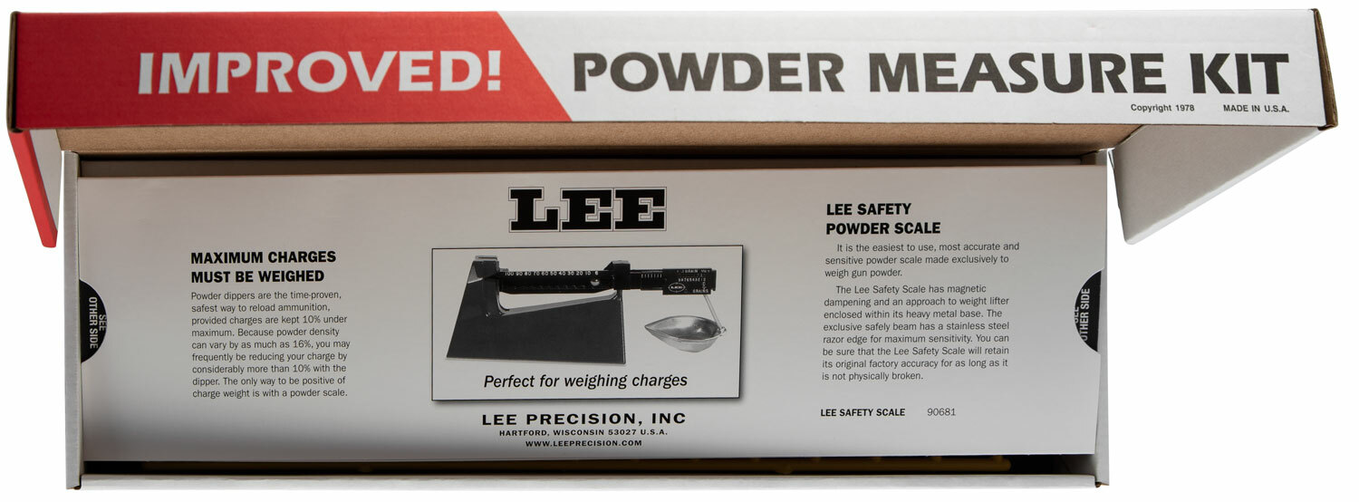 Lee Powder Measure Kit w/15 Uniformly Graduated Dippers Yellow 90100