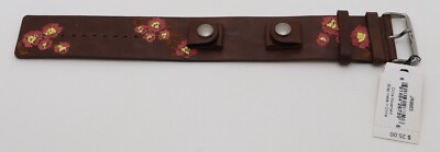 NEW FOSSIL DAMEN ARMBANDUHR LEATHER BROWN BRACELET WATCH BAND JR9883 BAW 20MM