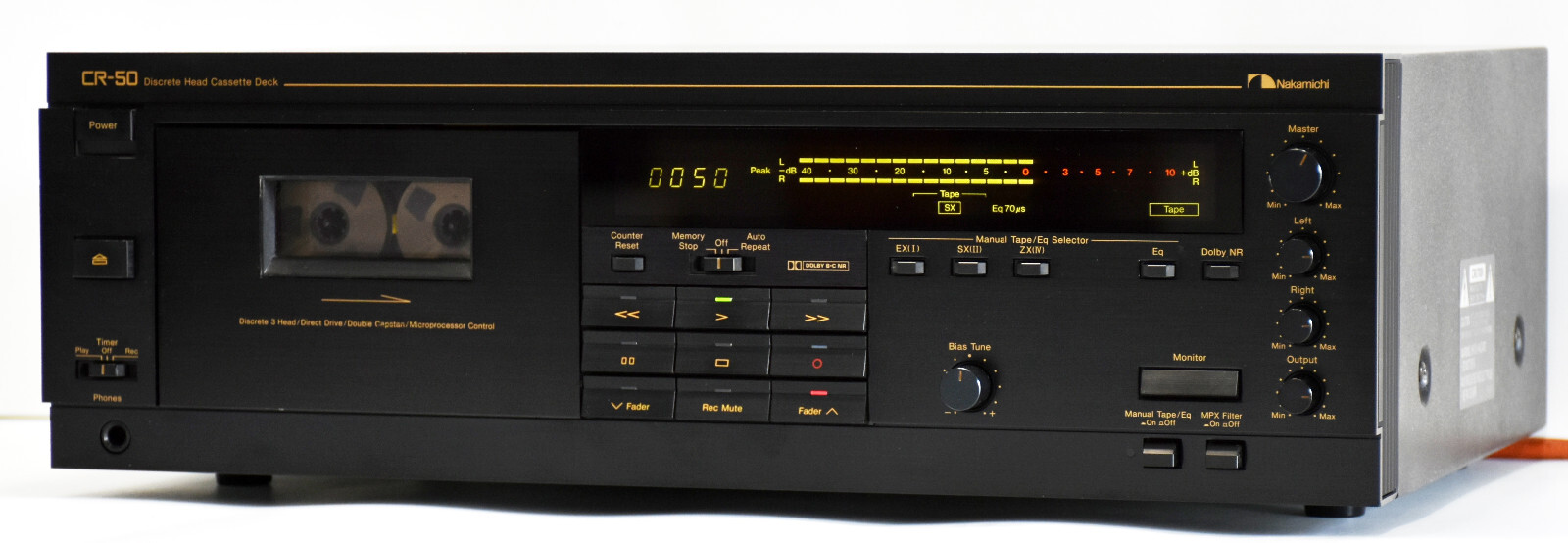 Nakamichi CR-50 Cassette Deck Discrete 3 Head Dual