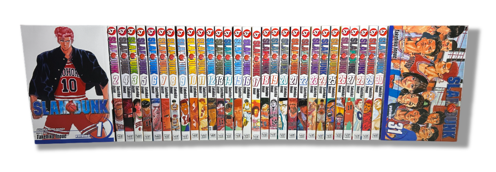 Slam Dunk Volumes 1-31 Complete Manga Set English BRAND NEW Slam Dunk Volumes 1-31 Complete Manga Set English BRAND NEW