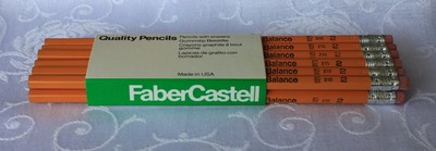 One Dozen Faber Castell (USA) Balance 210 No.2 Pencils