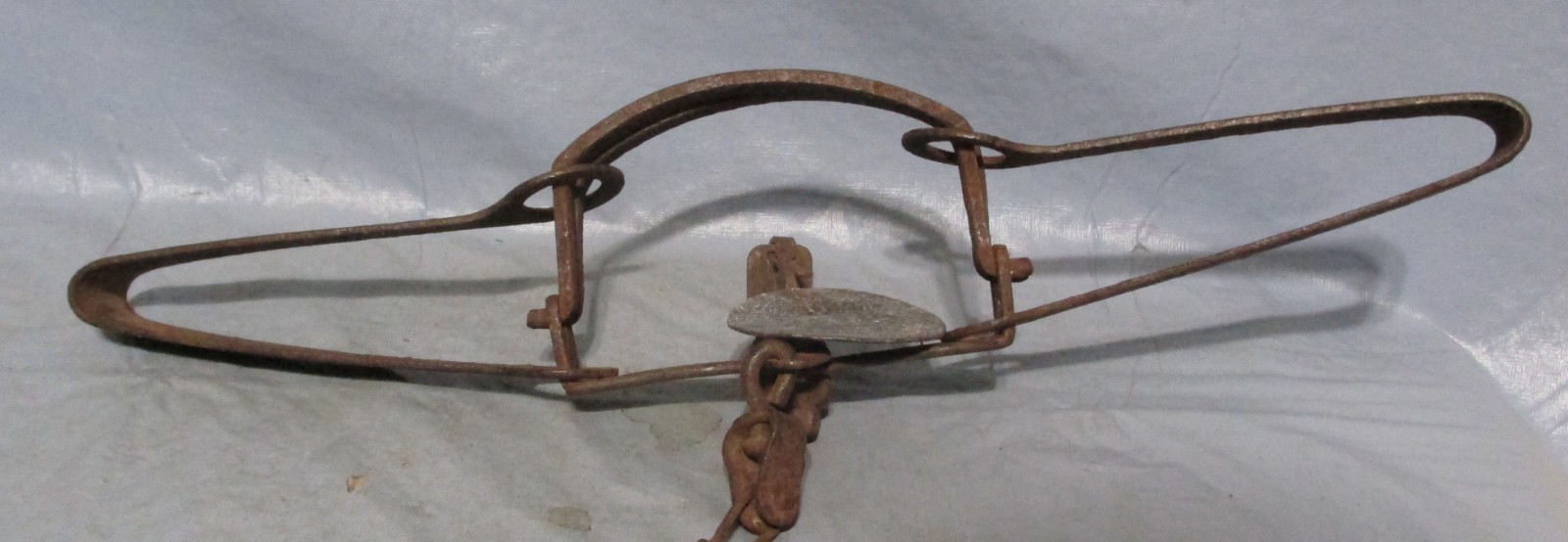 Triumph Double Long Spring Trap Rustic Antique Vintage Newhouse Mountain Men