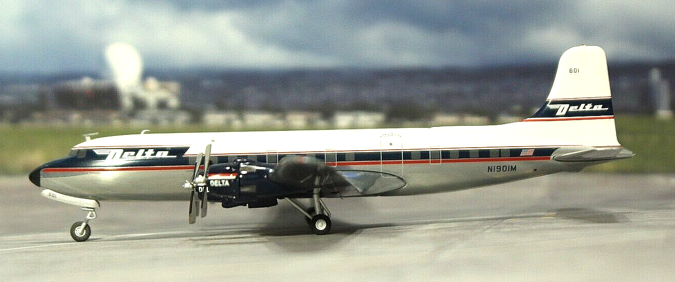 Herpa Wings Douglas DC-6 Delta Airlines 1:200 Scale