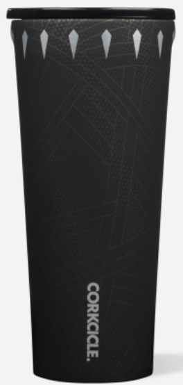 Corkcicle Marvel Black Panther 24 oz. Stainless Steel Insulated Tumbler w/Lid