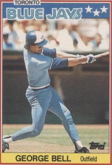 1988 Topps Reino Unido Minis - George Bell #3