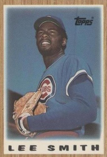 1987 Topps League Leaders Minis - Lee Smith #3