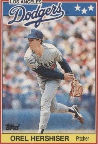 1988 Topps United Kingdom Minis - Orel Hershiser #34