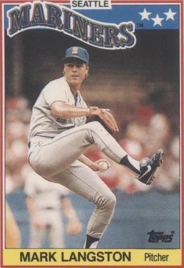 1988 Topps Reino Unido Minis - Mark Langston #42