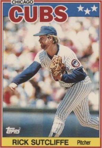 1988 Topps United Kingdom Minis - Rick Sutcliffe #77