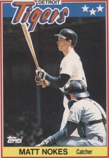 1988 Topps Reino Unido Minis - Matt Nokes #54