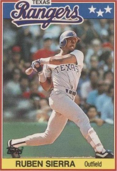1988 Topps Reino Unido Minis - Ruben Sierra #71