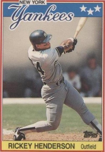 1988 Topps United Kingdom Minis - Rickey Henderson #31