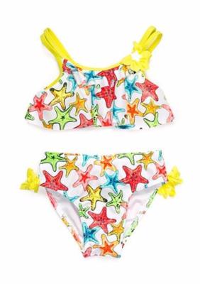 FLAPDOODLES Little Girls' 4 Starfish 2 Pc. Bikini Swim Set NWT