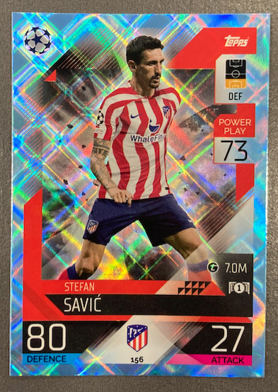 Stefan Savic 2022-23 Topps Match Attax Crystal - 156