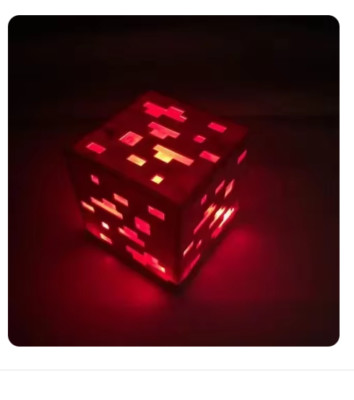 Minecraft Block Lamp Decor - USB Rechargable