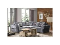  Crush velvet verona corner sofa for sale 