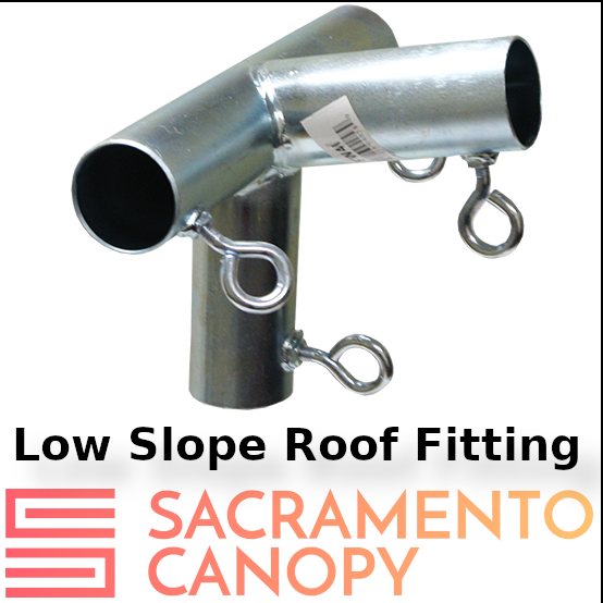 Slope, Lean-To Canopy Fittings Kits, DIY Greenhouse, RV & Boat Carport