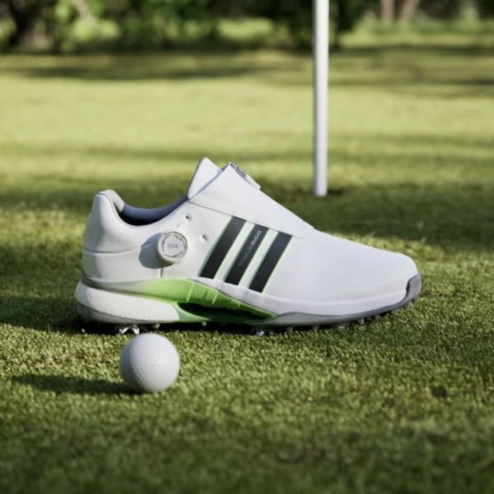 adidasゴルフシューズ　tour360 X Boa adidas Tour360 24 BOA BOOST Golf Shoes White/Black - Carl's
